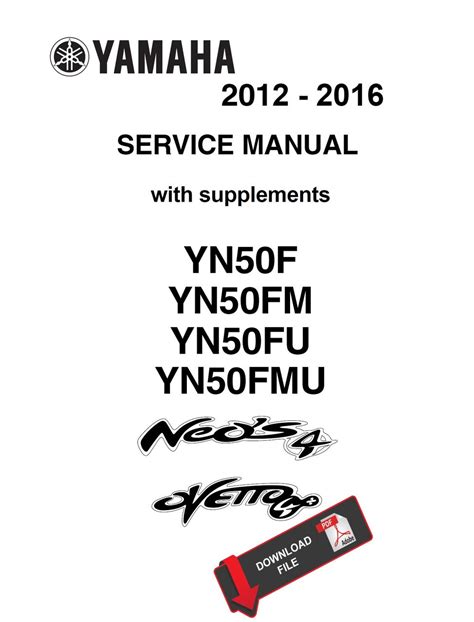 yamaha-yn50f-service-repair-manual Ebook Kindle Editon