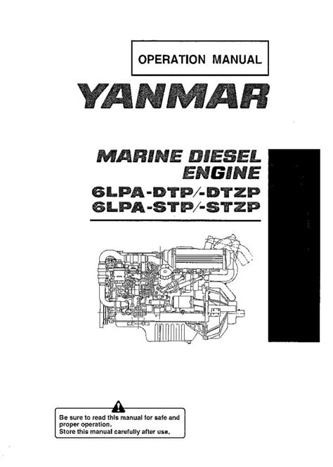 yanmar 6lpa stp repair manual Epub