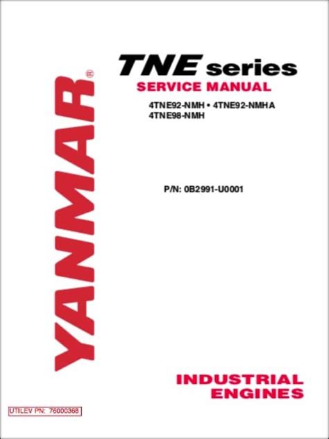 yanmar diesel engine manual free PDF