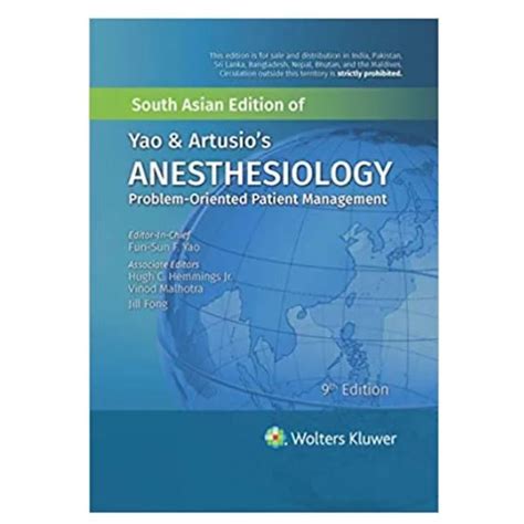 yao and artusios anesthesiology problem oriented patient management Kindle Editon