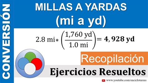 yardas a millas