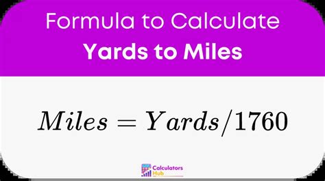 yards in a mile calculator