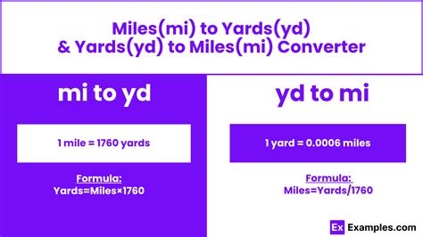 yds to miles