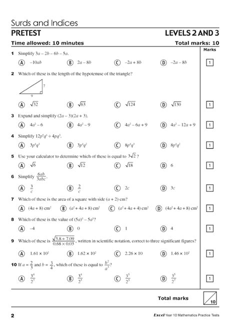 year 10 maths mock exam papers Reader