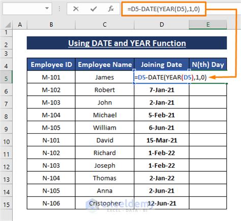 year to day conversion