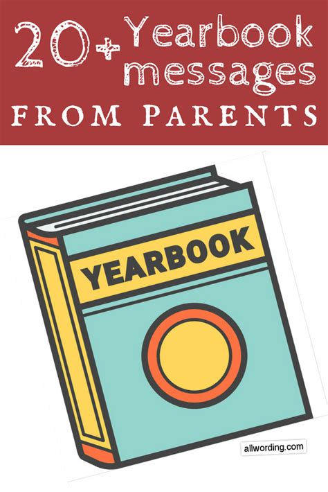 yearbook congratulations from parents