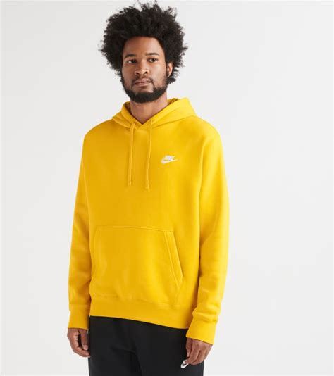 yellow Nike hoodie