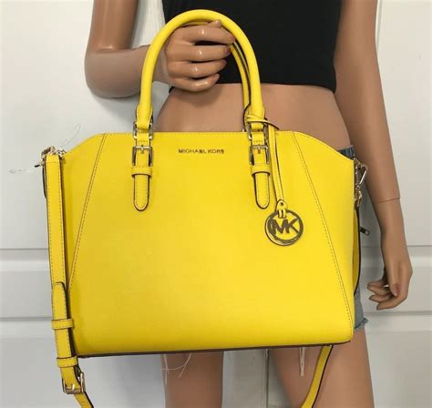 yellow mk bag