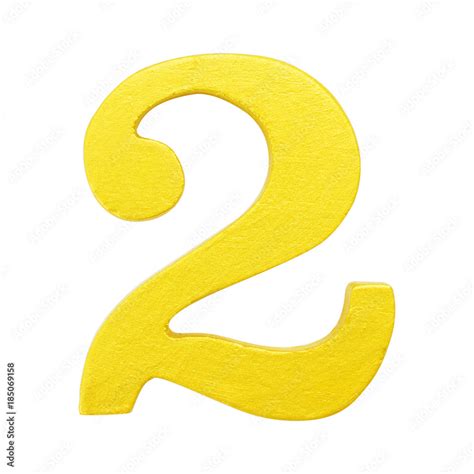 yellow number 2