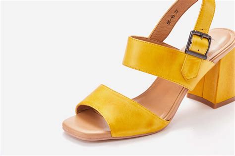 yellow sandals for women