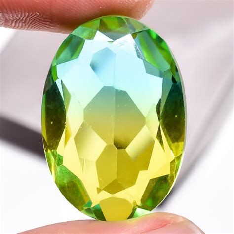 yellowish green crystals