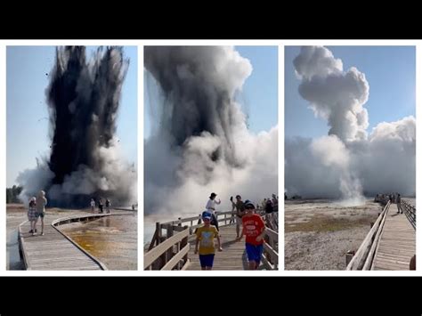 yellowstone biscuit basin explosion