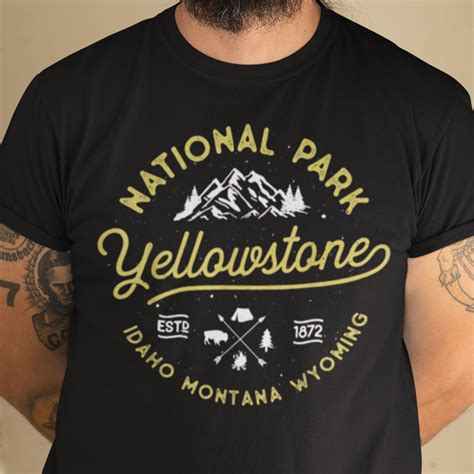 yellowstone national park t shirt