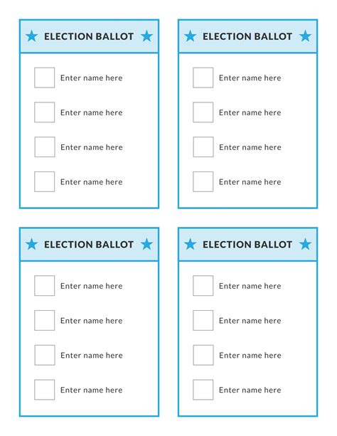 yes no ballot template Doc