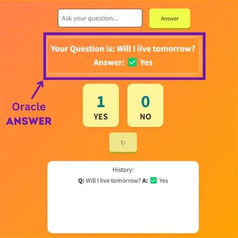 yes or no oracle answers Reader