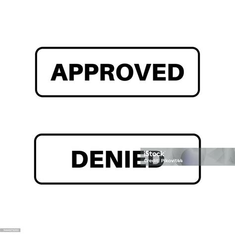 yes to approve or no to denial