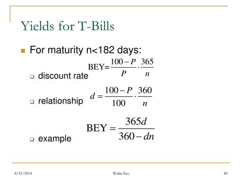 yield on t bills