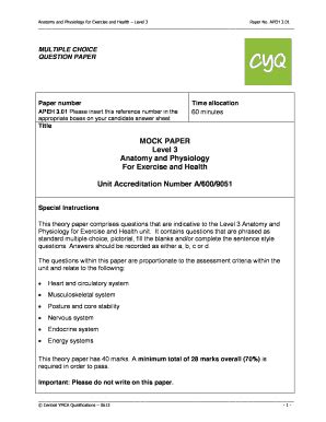 ymca mock exam papers PDF