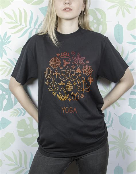 yoga tee shirts