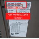 york model number search