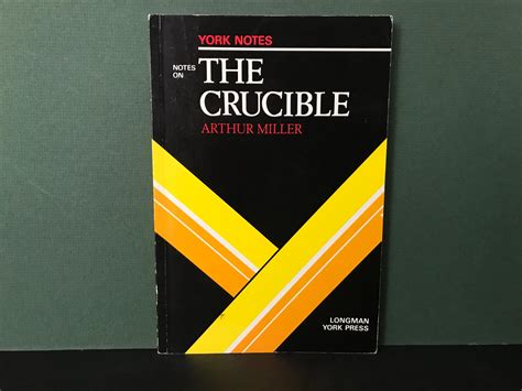 york notes on arthur millers crucible longman literature guides Reader