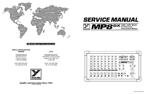yorkville mp8dx user guide PDF