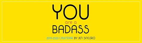 you are badass 17 month 2019 2020 Kindle Editon