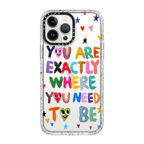you are exactly where you need to be phone case