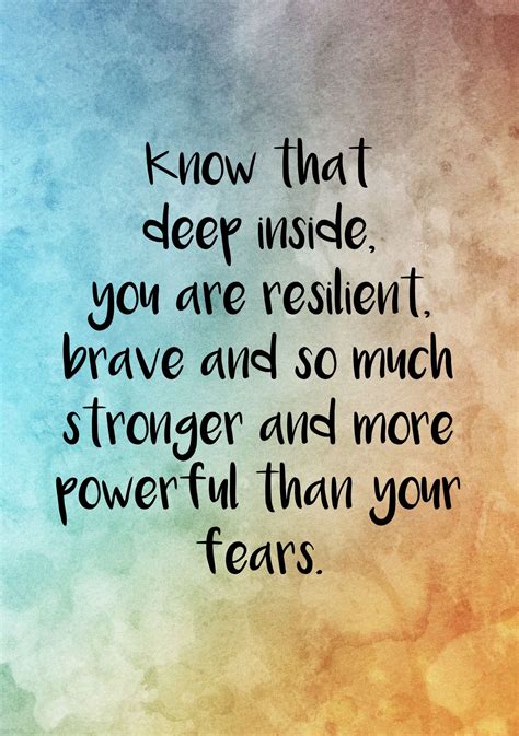 you are more than you know face your fears grow stronger PDF