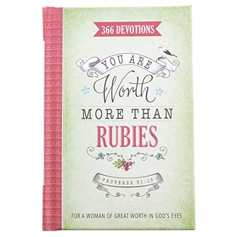 you are worth more than rubies 366 devotions Reader