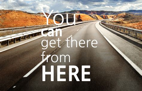 you can get there from here Doc