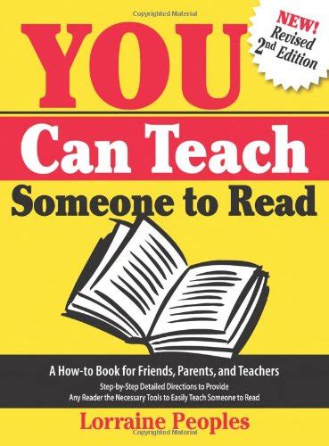 you can teach someone to read a how to book for friends parents and teachers Epub