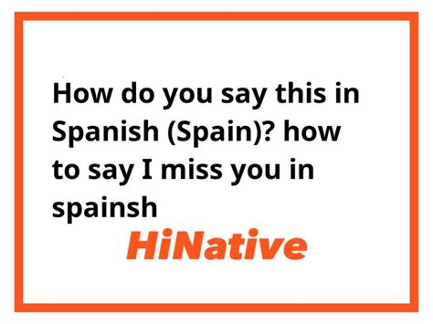 you will see in spainsh