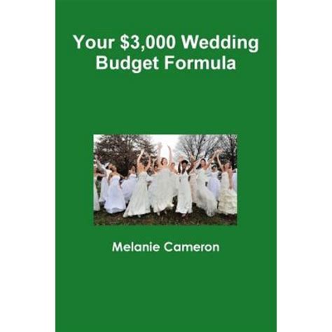 your 000 wedding budget formula PDF