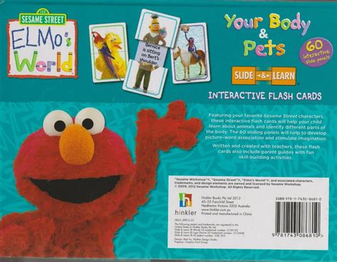 your body sesame street elmos world slide and learn flash cards Doc