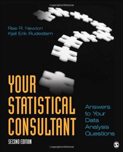 your statistical consultant answers to your data analysis questions Doc