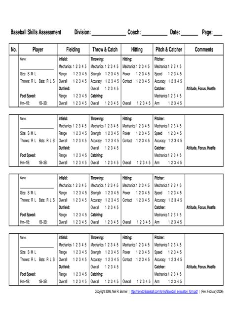 youth baseball tryout evaluation form Epub