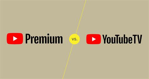 youtube tv vs youtube premium