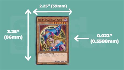 yugioh size