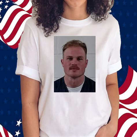 zach bryan mugshot tshirt