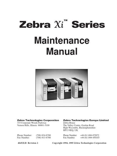 zebra 140xi ii manual Doc