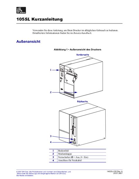 zebra 150sl user manual PDF