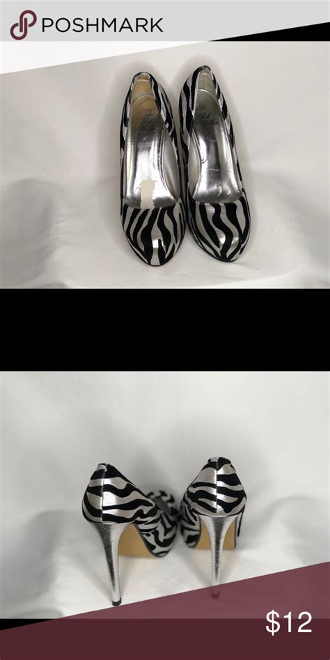 Zebra Striped High Heels Sold By Speigel Catalog