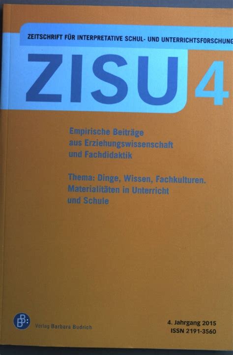 zeitschrift interpretative schul unterrichtsforschung erziehungswissenschaft Epub