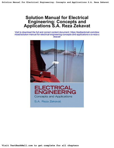 zekavat electrical engineering instructor solution manual pdf Epub