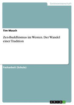 zen buddhismus westen wandel einer tradition PDF