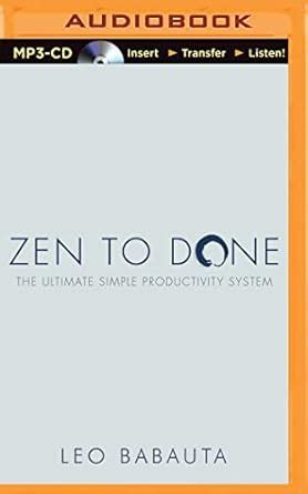 zen to done the ultimate simple productivity system Doc