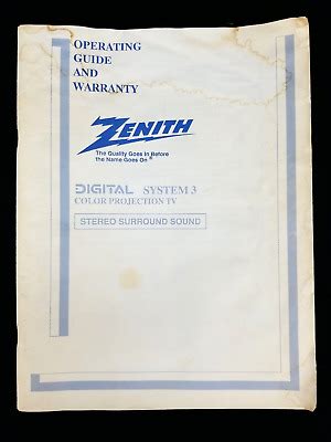 zenith system 3 manual Doc