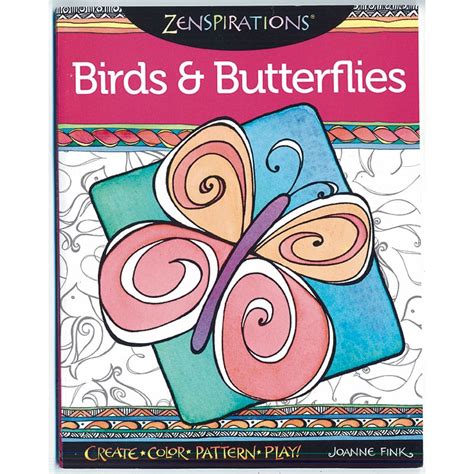 zenspirations coloring book birds and butterflies Kindle Editon