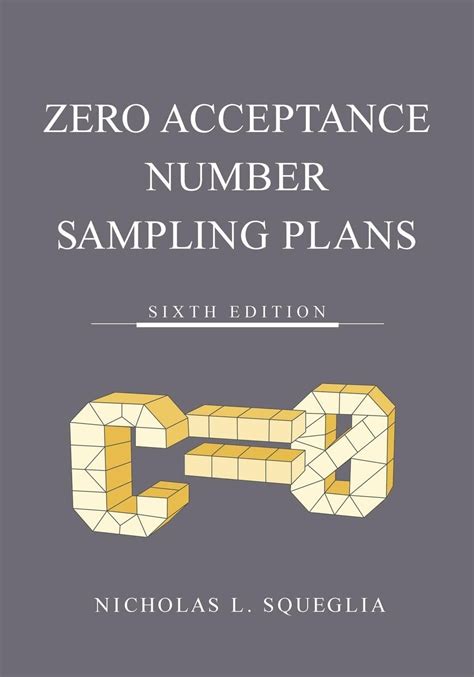 zero acceptance number sampling plans fifth edition Kindle Editon